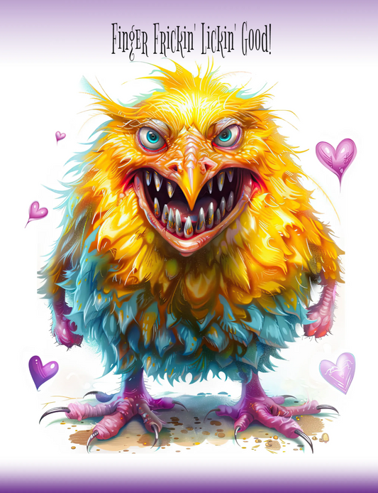 ποΈ Scary Bunny and Fiends - Adult Coloring Book