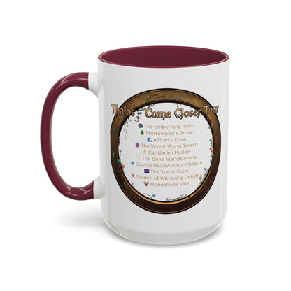 Thalos - Come Closer Tour Mug - official drinking vessel of the shirtless fae-rock demigod himself