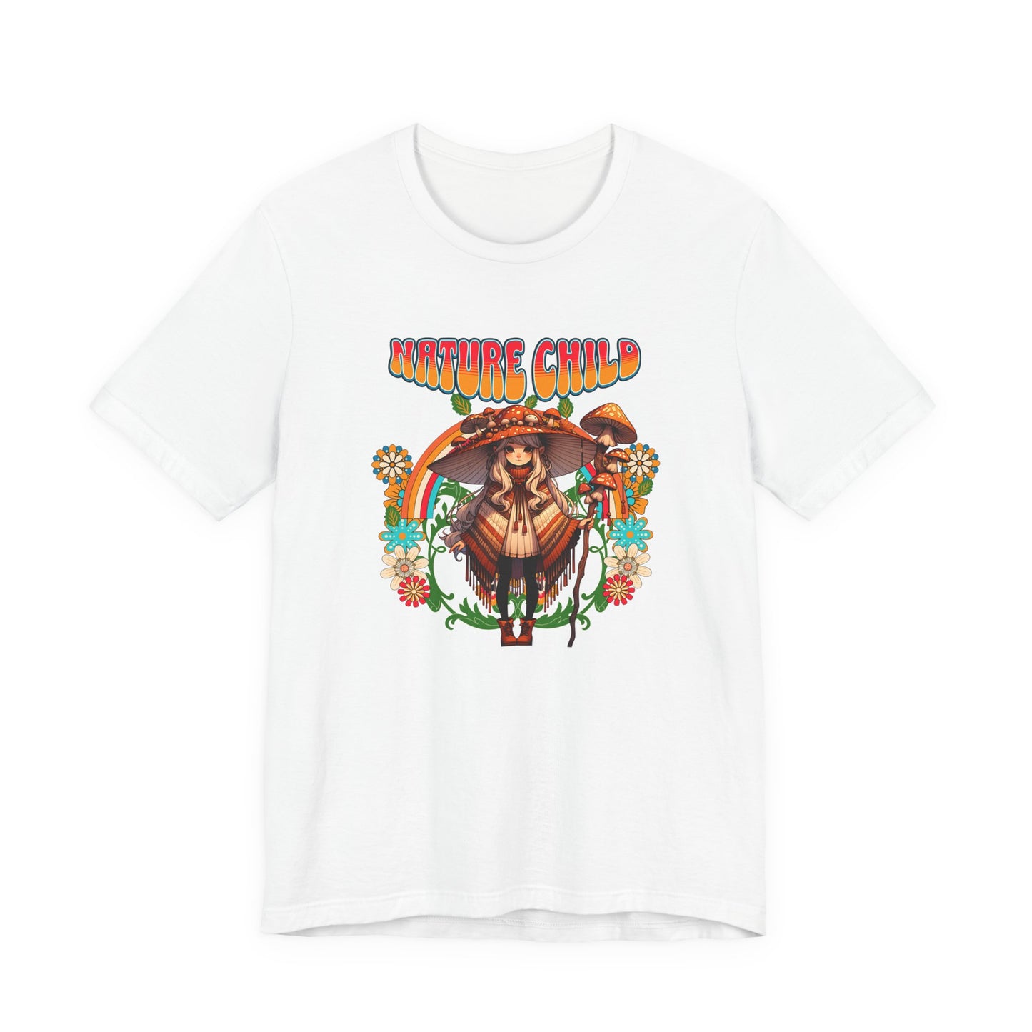🌈 Nature Child Retro Forest T-Shirt 🌼🧙‍♀️