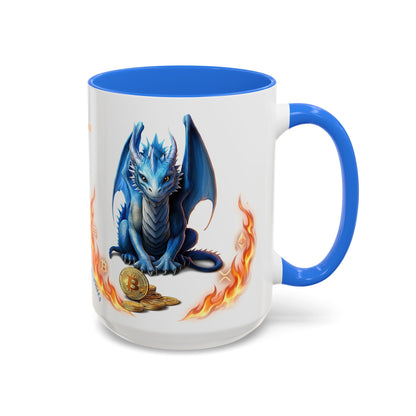 🐉💸 BitFyre Mug – Stackin’ Sats, Breathin’ Fire Edition 15oz