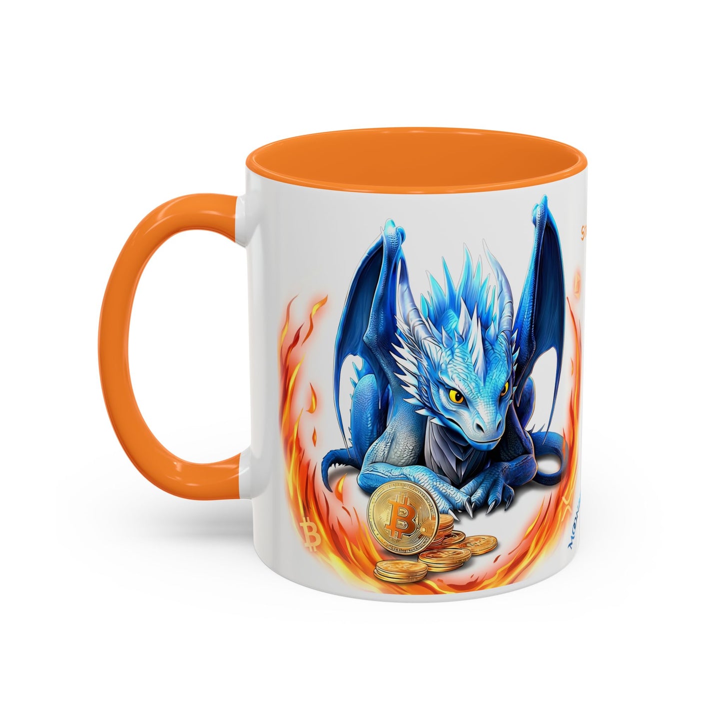 🐉💸 BitFyre Mug – Stackin’ Sats, Breathin’ Fire Edition 11oz