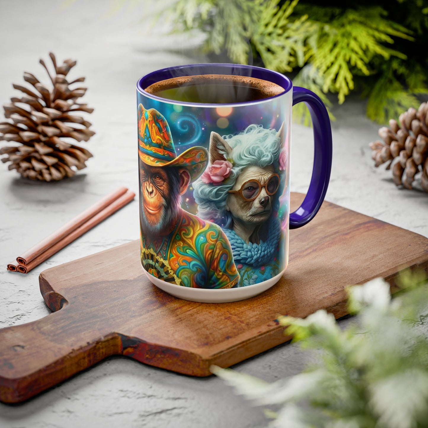 Fantasy Character Coffee Mug – Fifi La Plume, Zen Ryder & Miss Tilly | Magical Realm Ceramic Mug (11oz / 15oz)