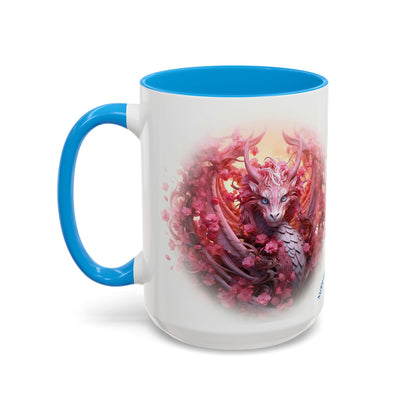 🌸🐉 Dragon Miria Mug – Blossom & Blaze Edition 15oz