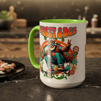🌈Street Sage Retro Skater Mug