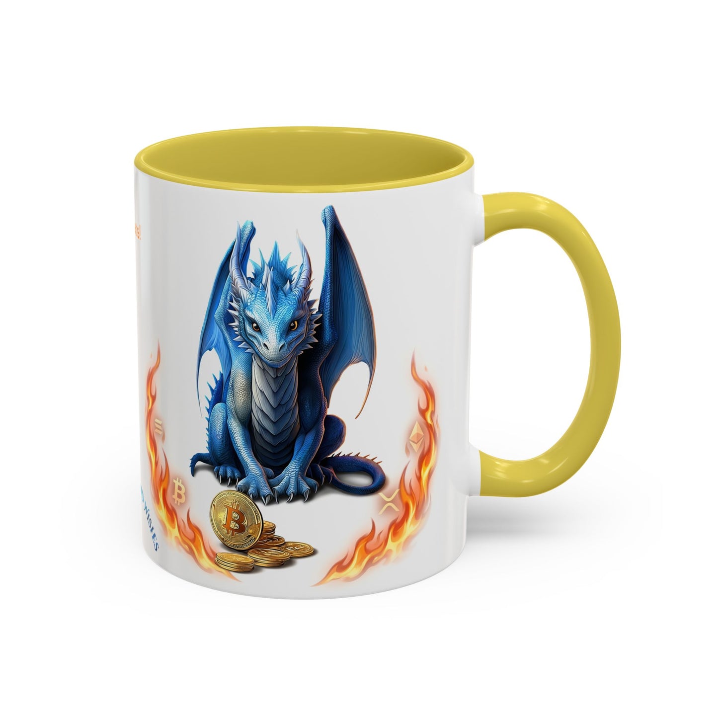 🐉💸 BitFyre Mug – Stackin’ Sats, Breathin’ Fire Edition 11oz