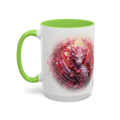 🌸🐉 Dragon Miria Mug – Blossom & Blaze Edition 15oz