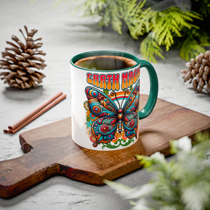 🦋Earth Magic Retro Butterfly Mug