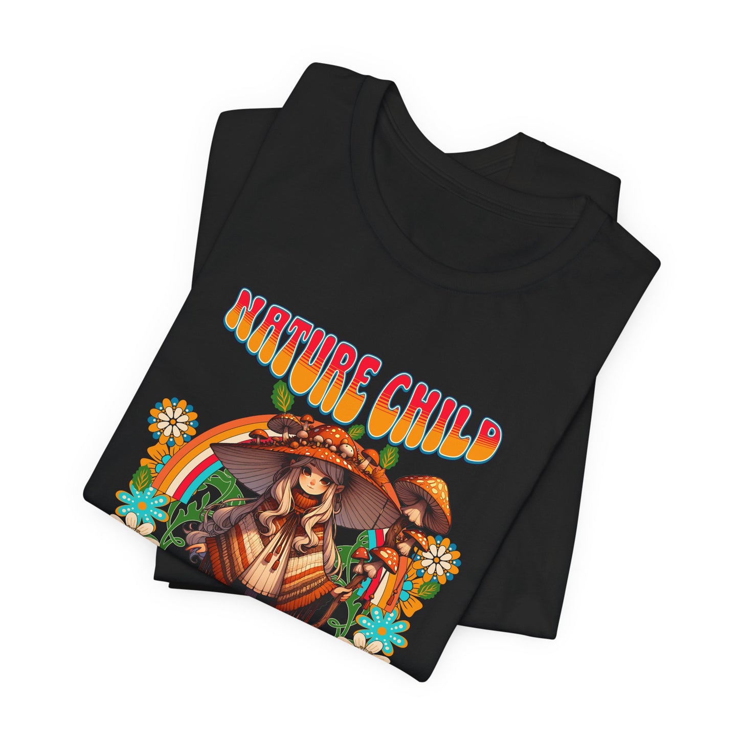 🌈 Nature Child Retro Forest T-Shirt 🌼🧙‍♀️