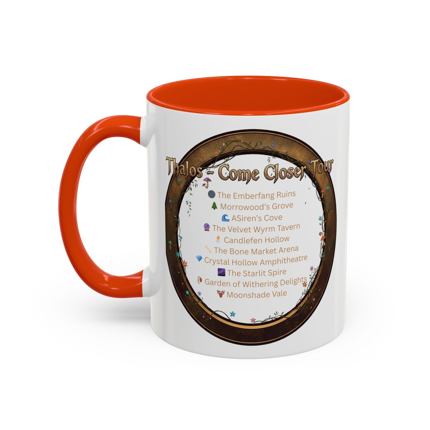 Thalos - Come Closer Tour Mug - official drinking vessel of the shirtless fae-rock demigod himself