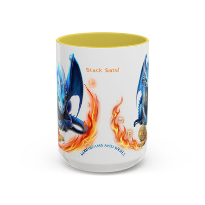 🐉💸 BitFyre Mug – Stackin’ Sats, Breathin’ Fire Edition