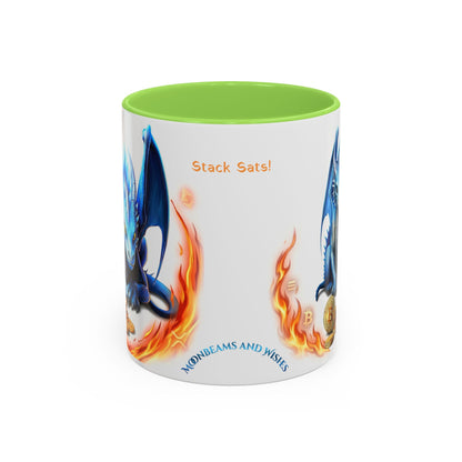🐉💸 BitFyre Mug – Stackin’ Sats, Breathin’ Fire Edition
