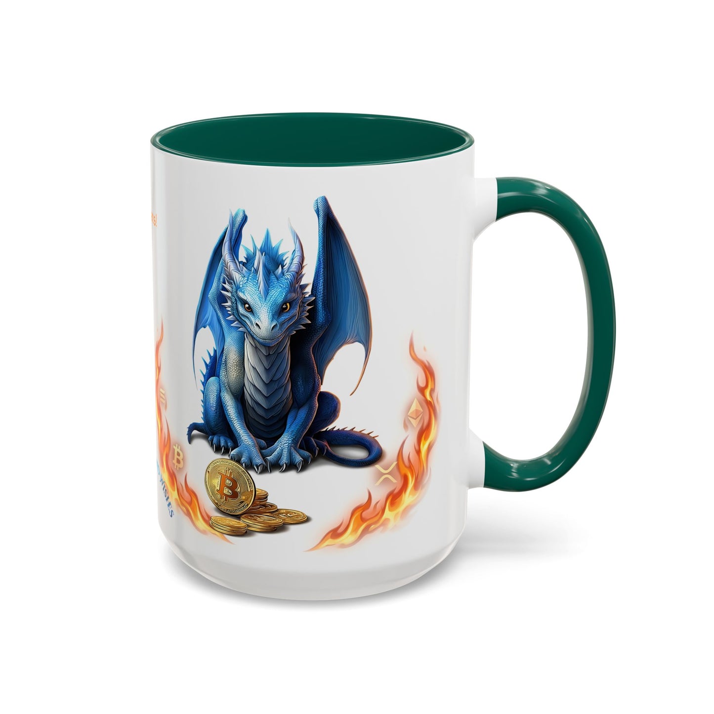 🐉💸 BitFyre Mug – Stackin’ Sats, Breathin’ Fire Edition 15oz