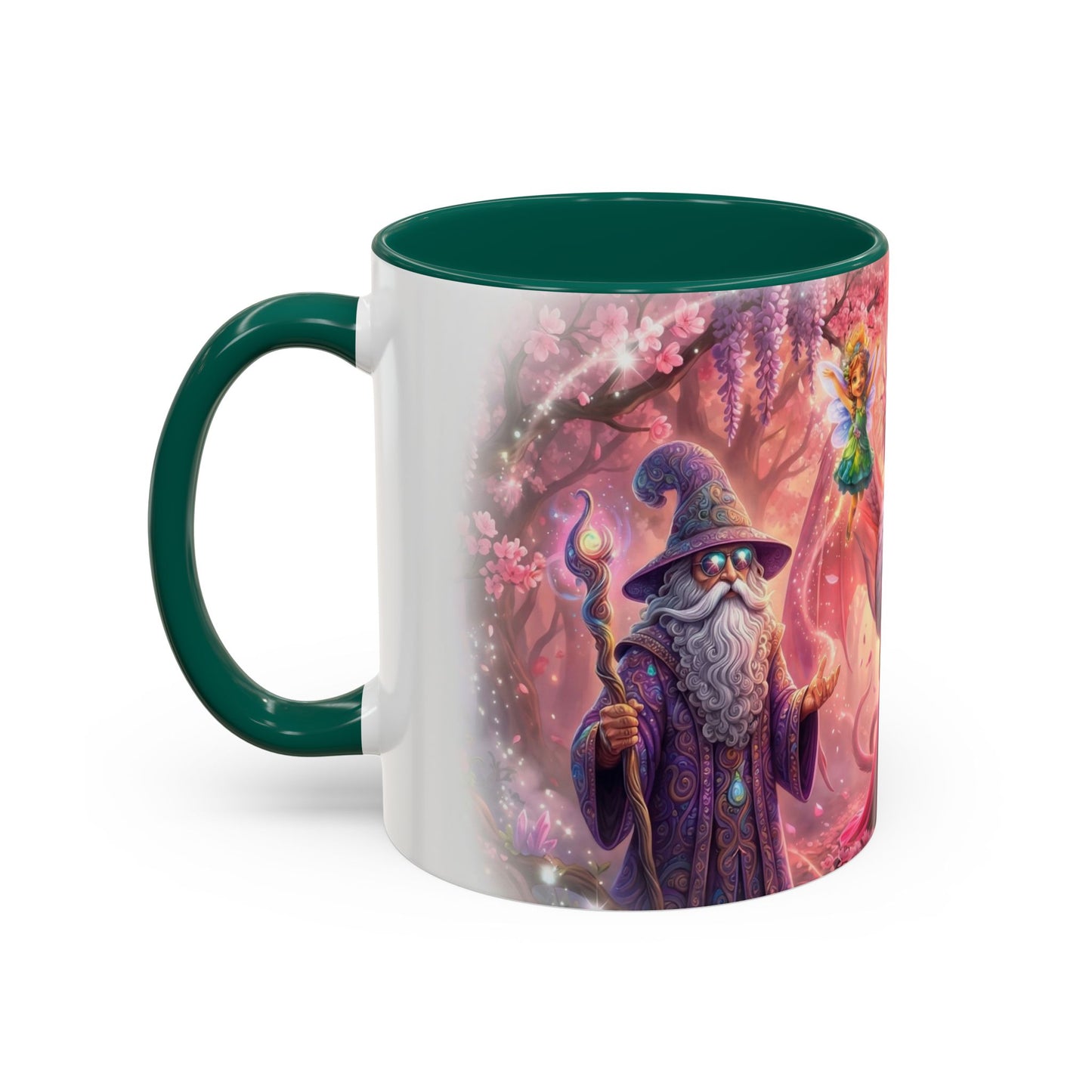 Fantasy Character Coffee Mug – Vibeon, Miria & The Fairies | Magical Realm Ceramic Mug (11oz / 15oz)