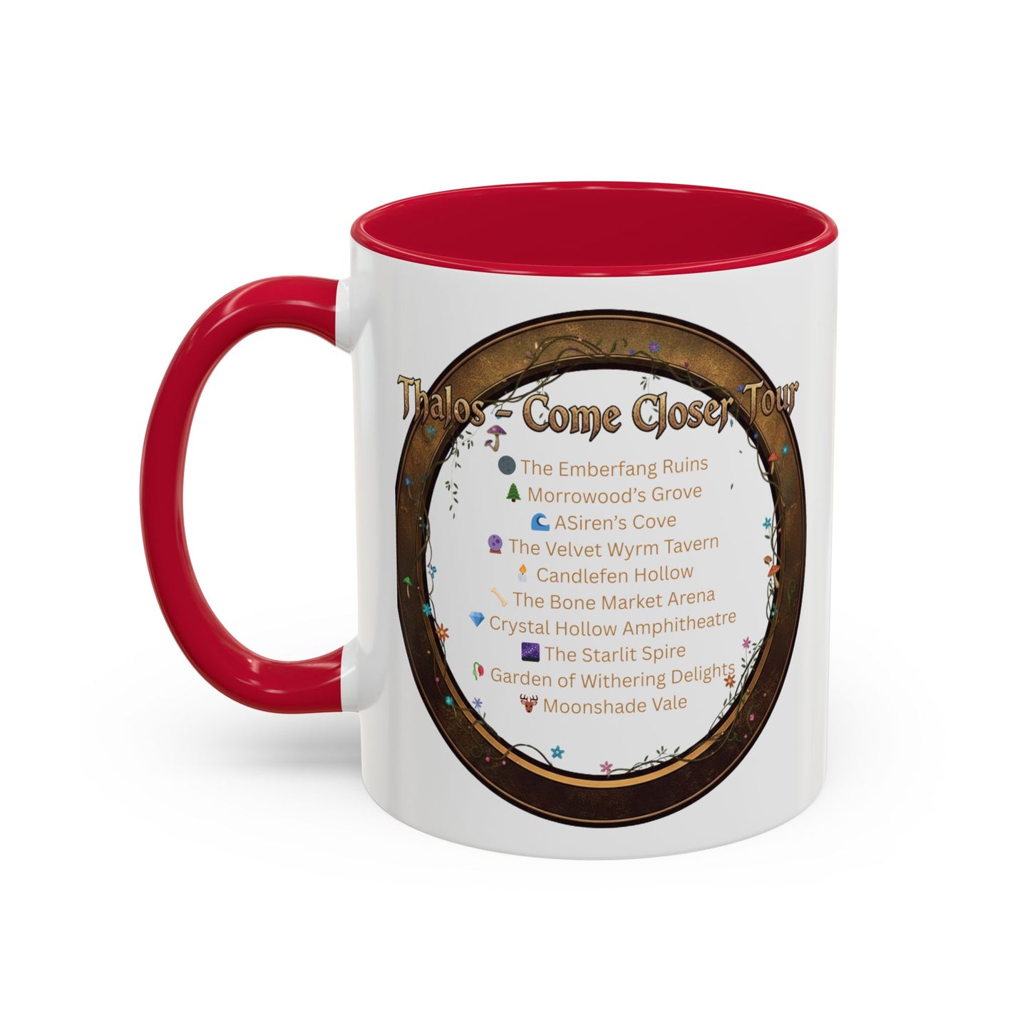 Thalos - Come Closer Tour Mug - official drinking vessel of the shirtless fae-rock demigod himself