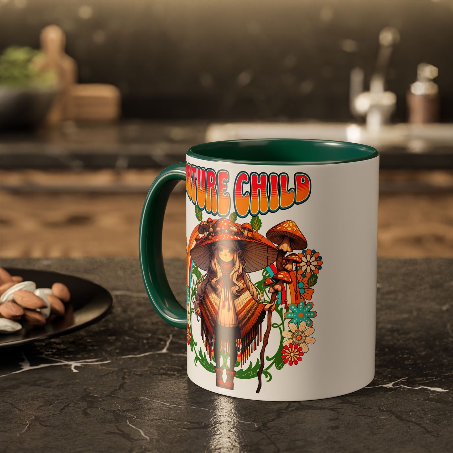 🍄Nature Child Retro Mushroom Mug