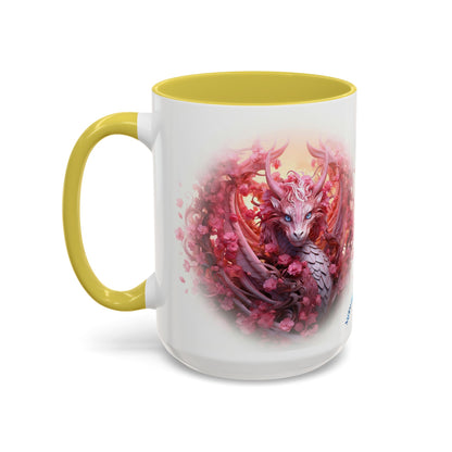 🌸🐉 Dragon Miria Mug – Blossom & Blaze Edition 15oz