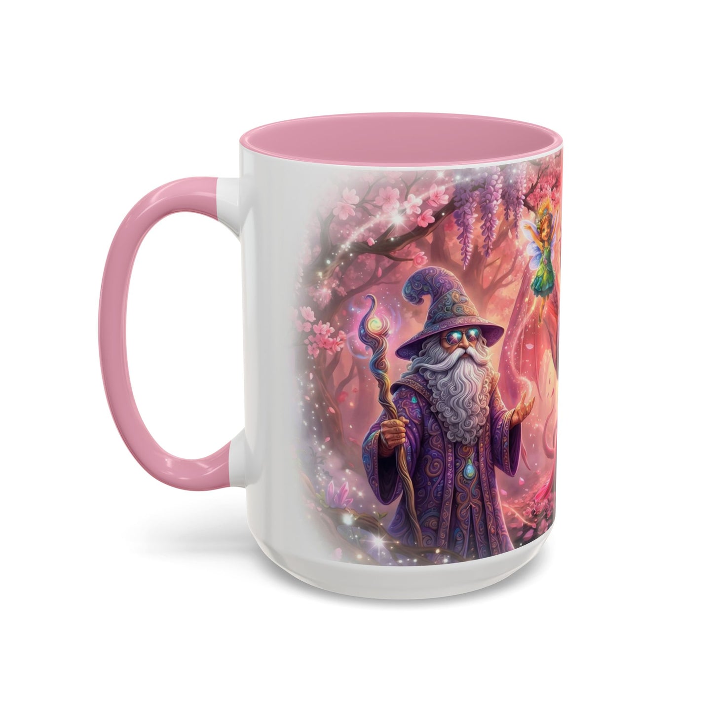 Fantasy Character Coffee Mug – Vibeon, Miria & The Fairies | Magical Realm Ceramic Mug (11oz / 15oz)