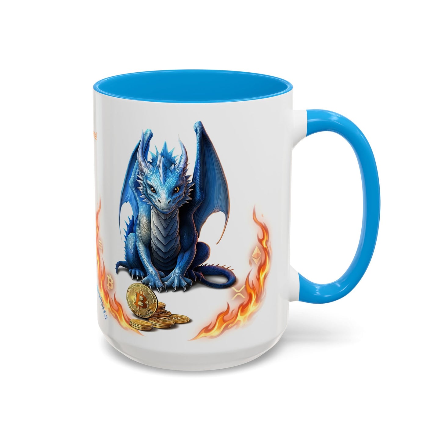 🐉💸 BitFyre Mug – Stackin’ Sats, Breathin’ Fire Edition 15oz
