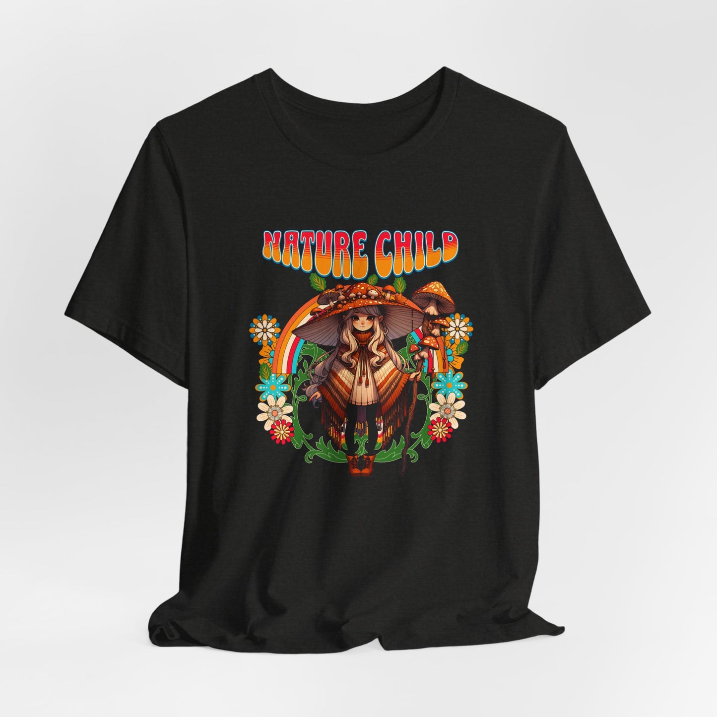 🌈 Nature Child Retro Forest T-Shirt 🌼🧙‍♀️