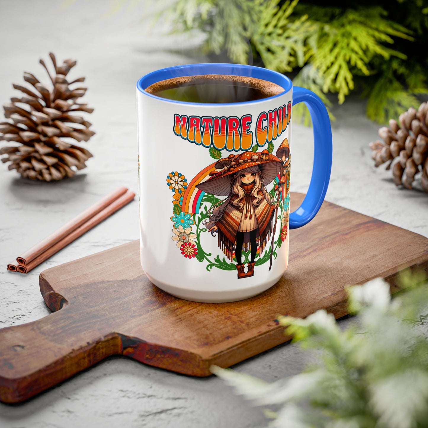 🍄Nature Child Retro Mushroom Mug