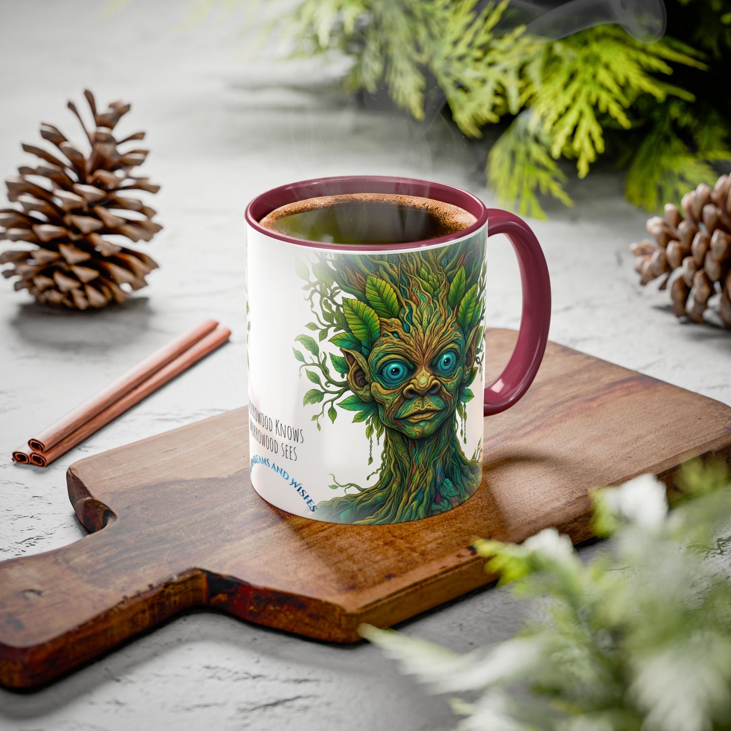 🌳 Morrowood Mug – Knows & Sees Edition