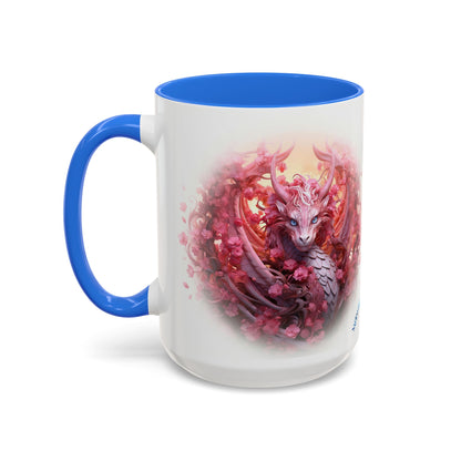 🌸🐉 Dragon Miria Mug – Blossom & Blaze Edition 15oz