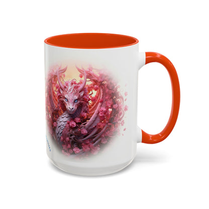 🌸🐉 Dragon Miria Mug – Blossom & Blaze Edition 15oz