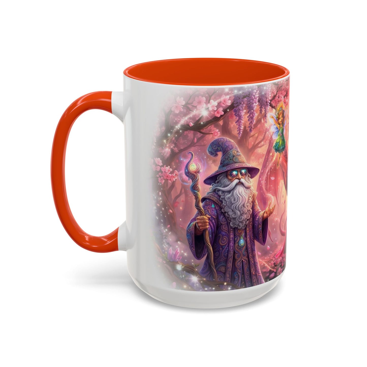 Fantasy Character Coffee Mug – Vibeon, Miria & The Fairies | Magical Realm Ceramic Mug (11oz / 15oz)