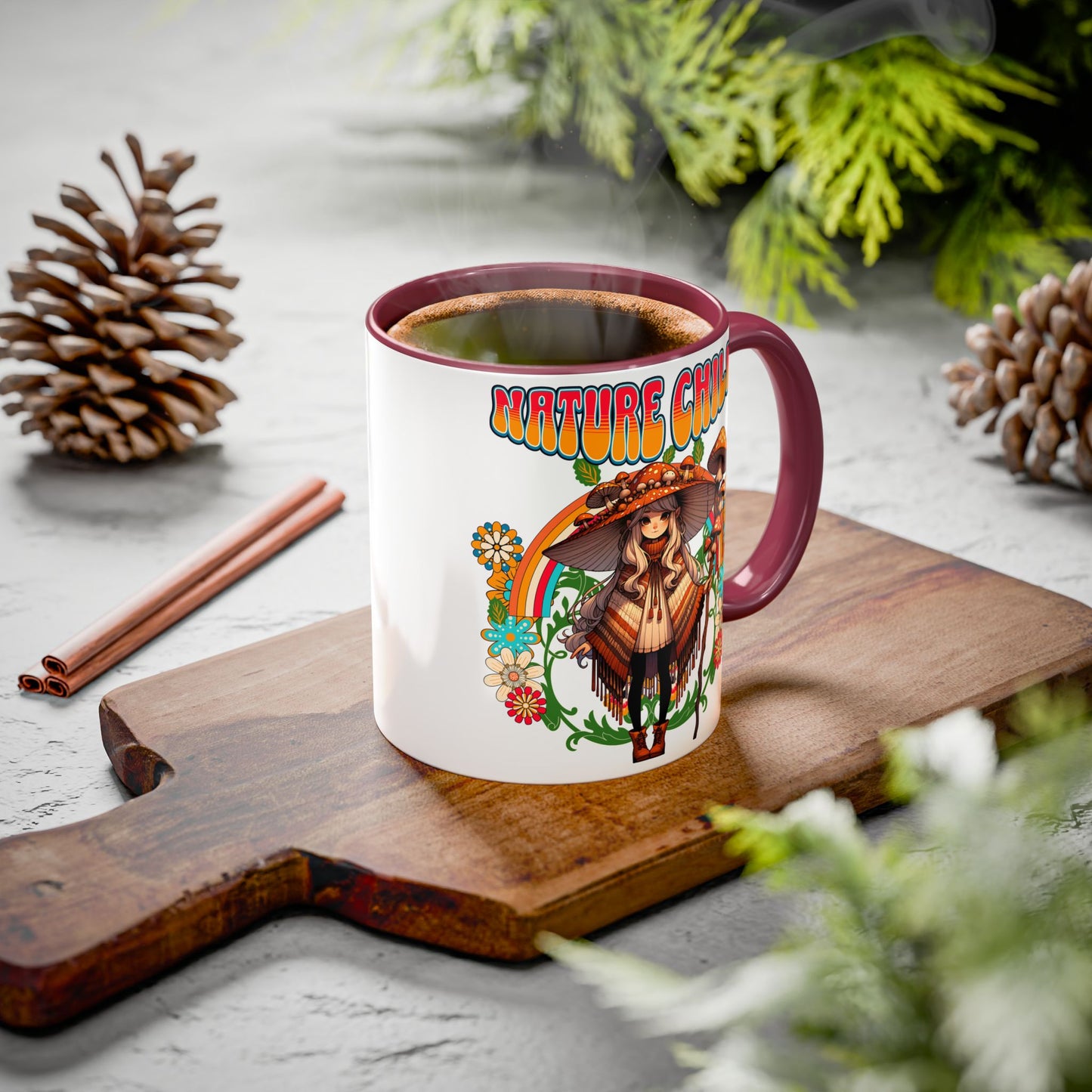 🍄Nature Child Retro Mushroom Mug