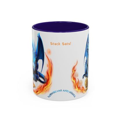🐉💸 BitFyre Mug – Stackin’ Sats, Breathin’ Fire Edition