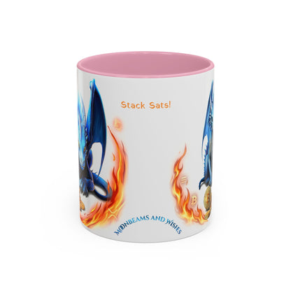 🐉💸 BitFyre Mug – Stackin’ Sats, Breathin’ Fire Edition