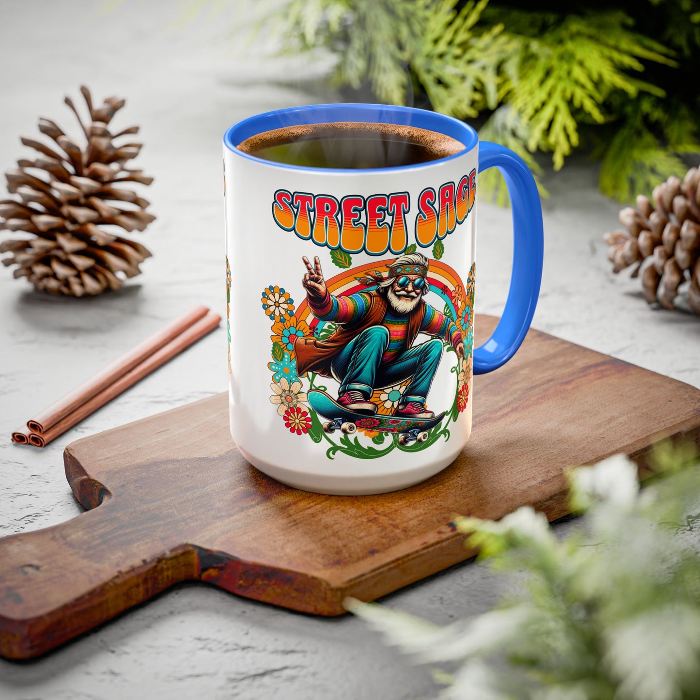 🌈Street Sage Retro Skater Mug