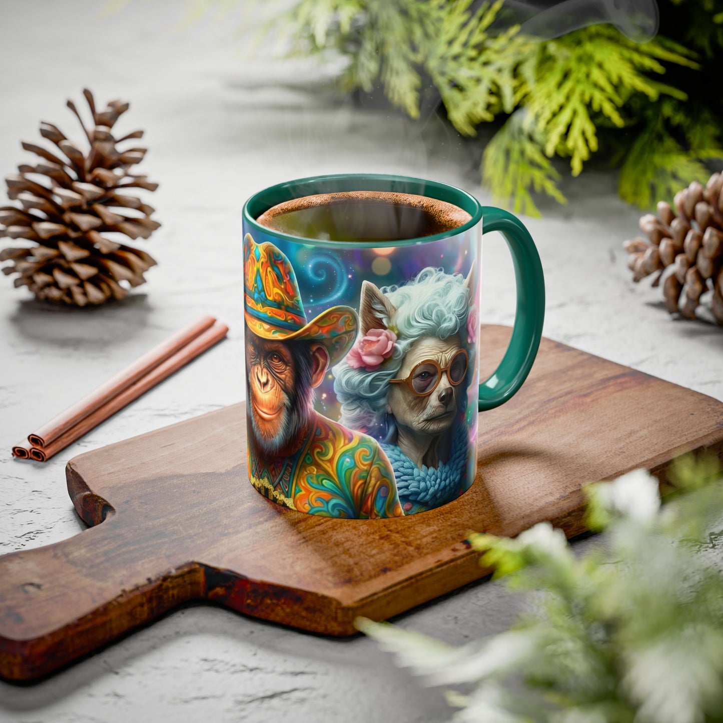 Fantasy Character Coffee Mug – Fifi La Plume, Zen Ryder & Miss Tilly | Magical Realm Ceramic Mug (11oz / 15oz)