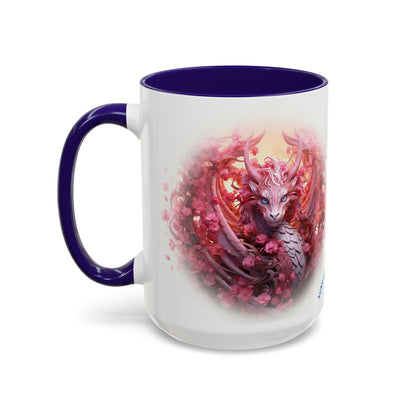 🌸🐉 Dragon Miria Mug – Blossom & Blaze Edition 15oz