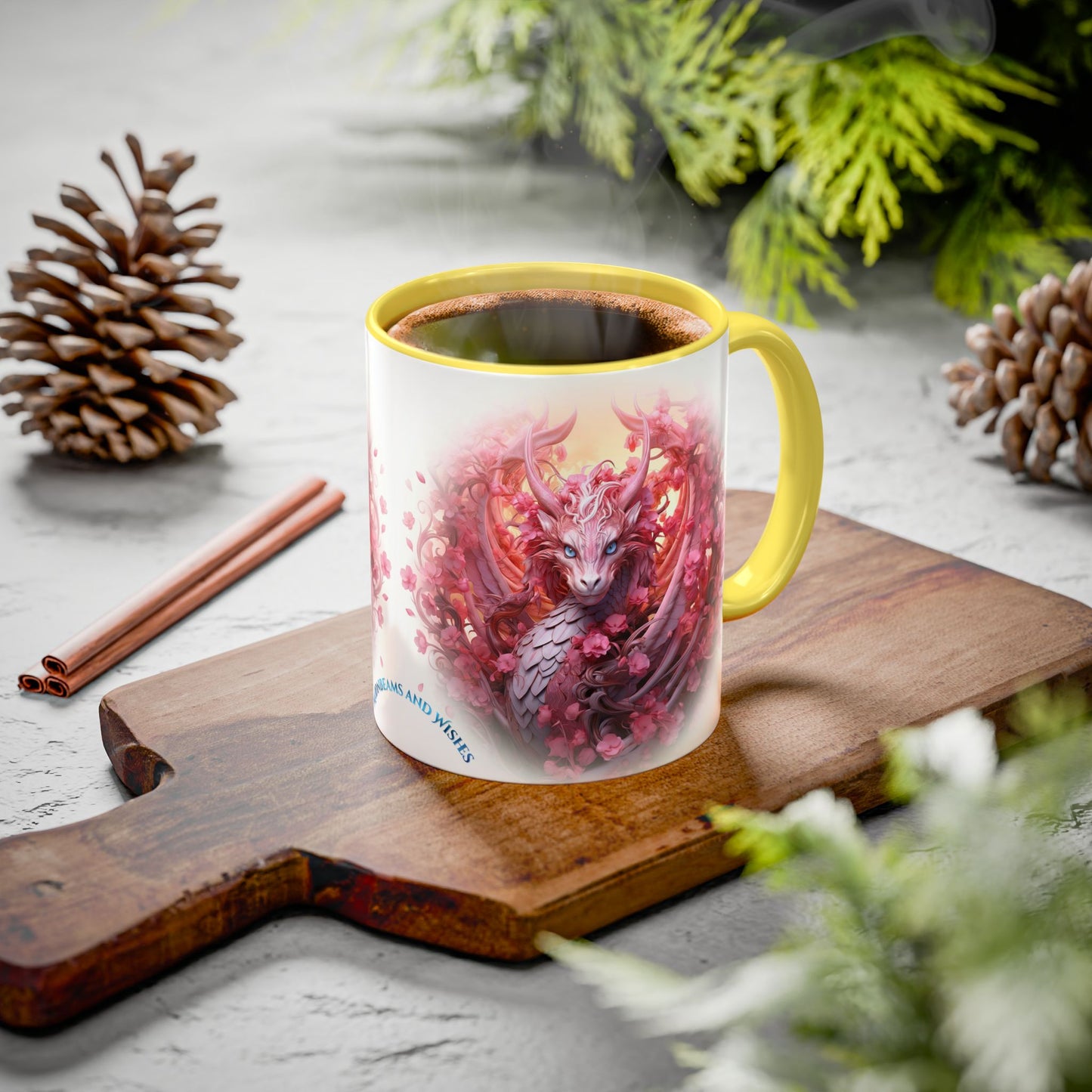 🌸🐉 Dragon Miria Mug – Blossom & Blaze Edition 11oz
