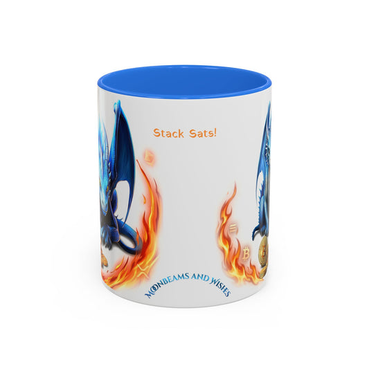 🐉💸 BitFyre Mug – Stackin’ Sats, Breathin’ Fire Edition