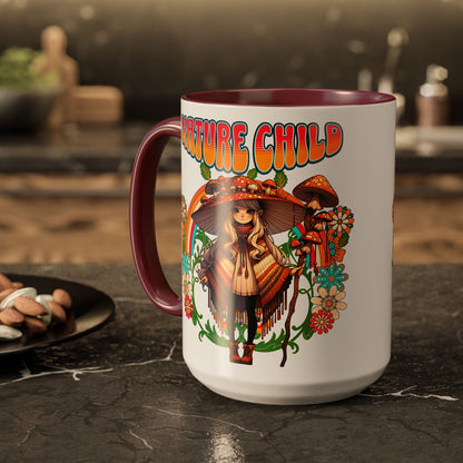 🍄Nature Child Retro Mushroom Mug