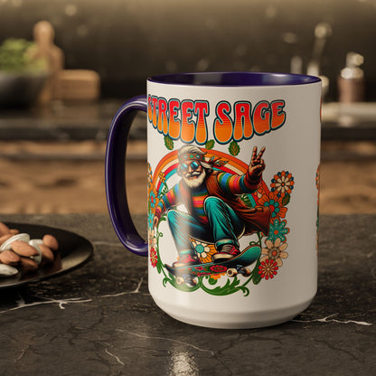 🌈Street Sage Retro Skater Mug
