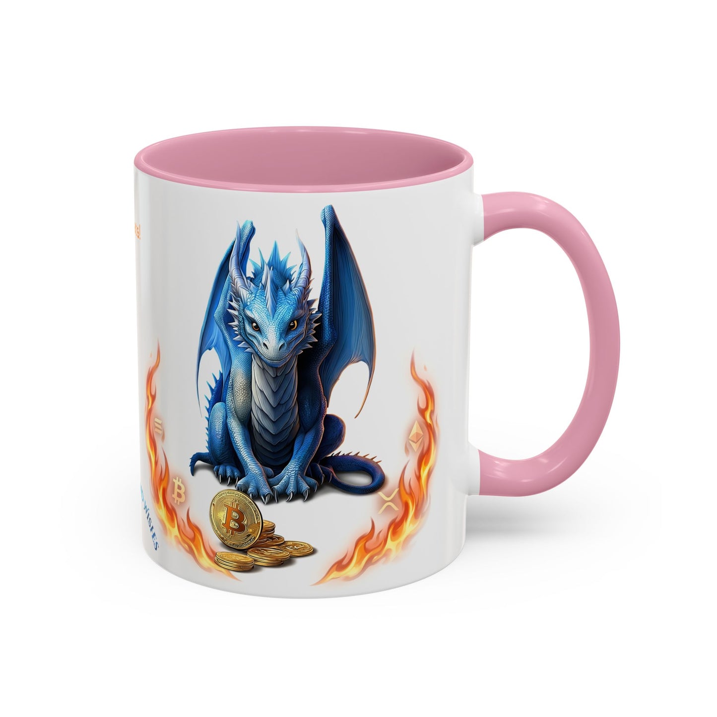 🐉💸 BitFyre Mug – Stackin’ Sats, Breathin’ Fire Edition 11oz