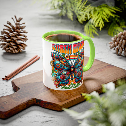 🦋Earth Magic Retro Butterfly Mug