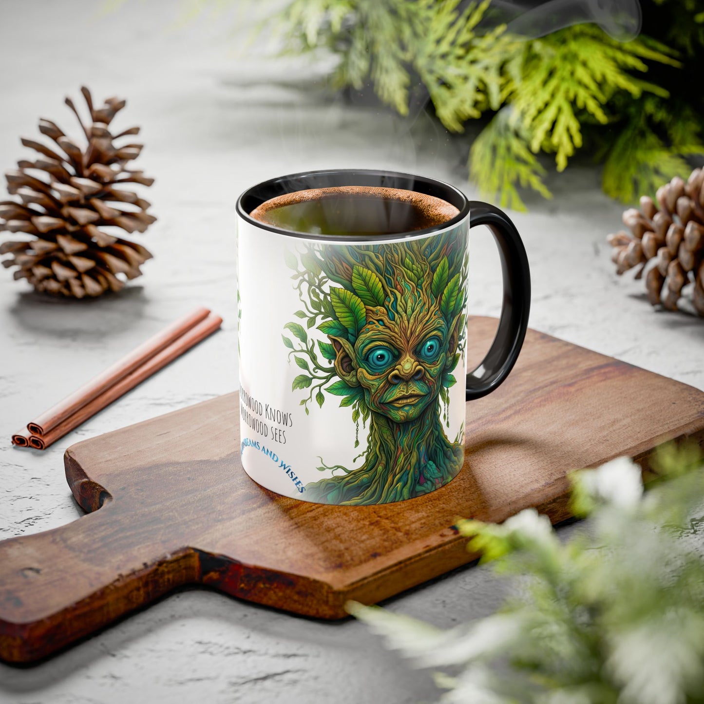 🌳 Morrowood Mug – Knows & Sees Edition