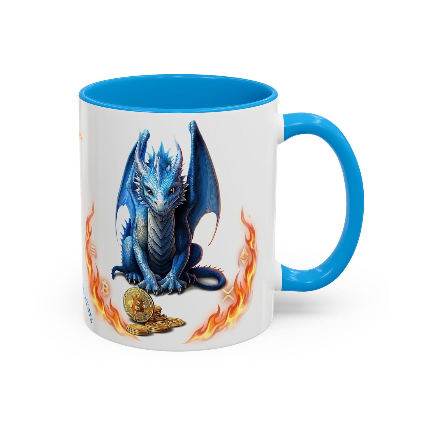 🐉💸 BitFyre Mug – Stackin’ Sats, Breathin’ Fire Edition 11oz