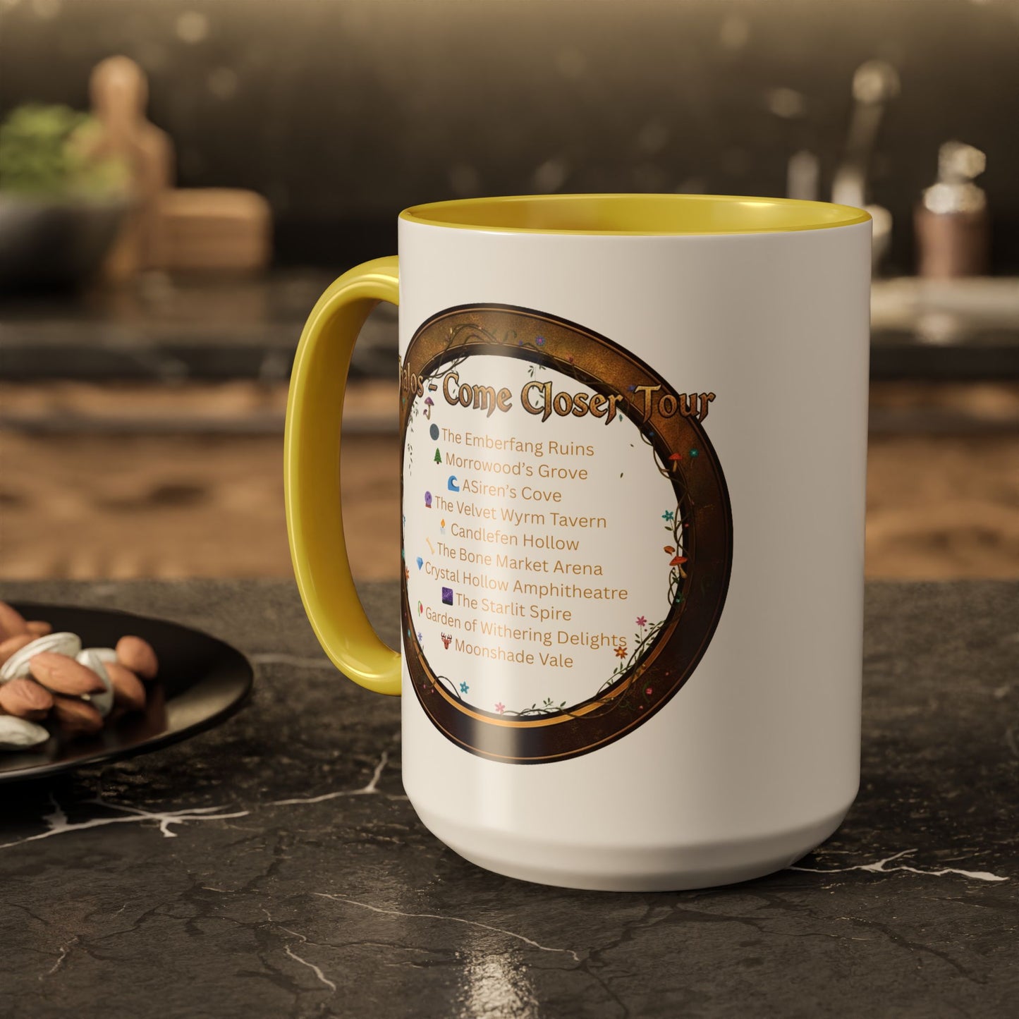 Thalos - Come Closer Tour Mug - official drinking vessel of the shirtless fae-rock demigod himself