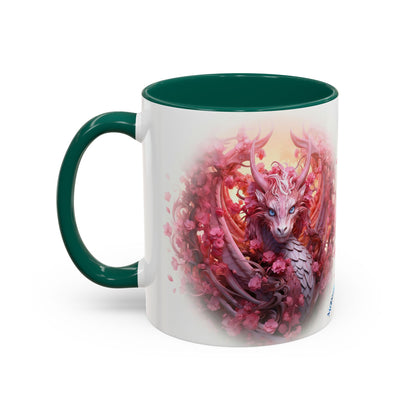 🌸🐉 Dragon Miria Mug – Blossom & Blaze Edition 11oz