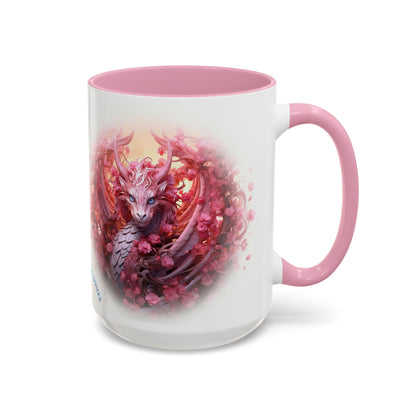 🌸🐉 Dragon Miria Mug – Blossom & Blaze Edition 15oz