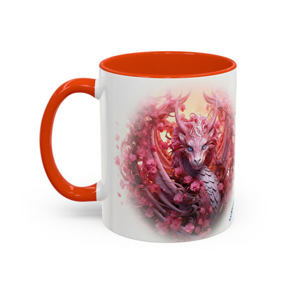 🌸🐉 Dragon Miria Mug – Blossom & Blaze Edition 11oz