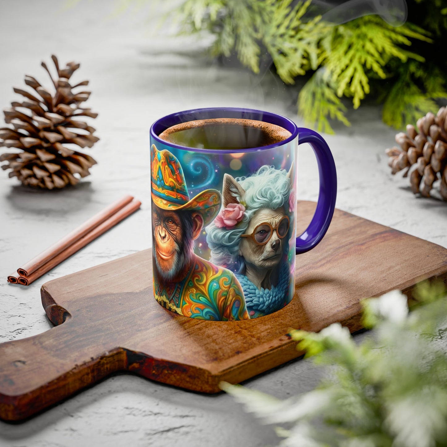 Fantasy Character Coffee Mug – Fifi La Plume, Zen Ryder & Miss Tilly | Magical Realm Ceramic Mug (11oz / 15oz)