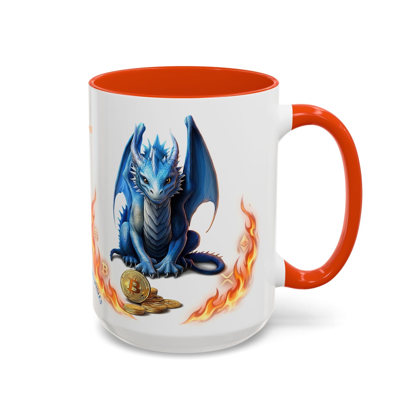 🐉💸 BitFyre Mug – Stackin’ Sats, Breathin’ Fire Edition 15oz