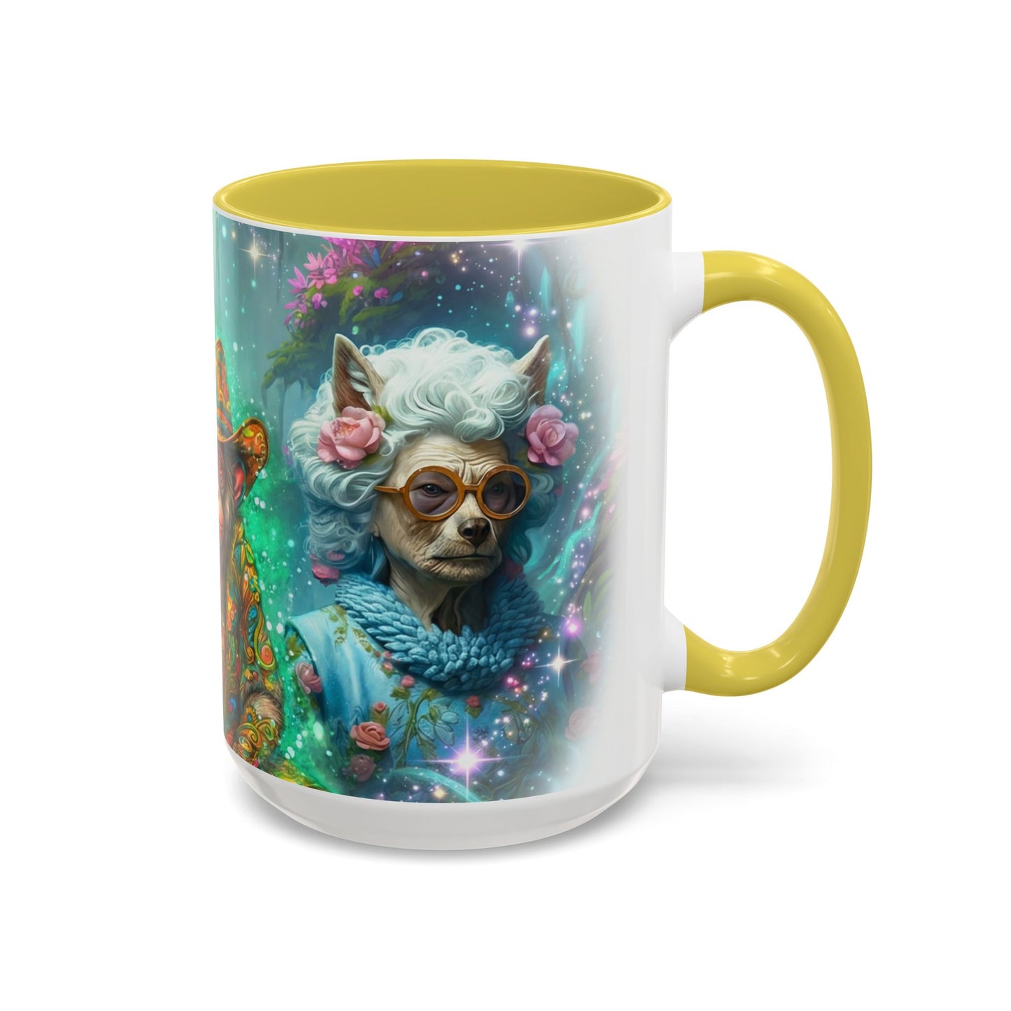 💃🧘‍♂️🐾 Fifi, Zen & Miss Tilly Mug 15oz