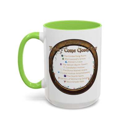 Thalos - Come Closer Tour Mug - official drinking vessel of the shirtless fae-rock demigod himself